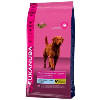 Eukanuba Weight Control kurczak duże rasy 15 kg