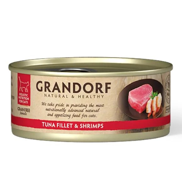 Grandorf tuńczyk, krewetki kawałki 70 g