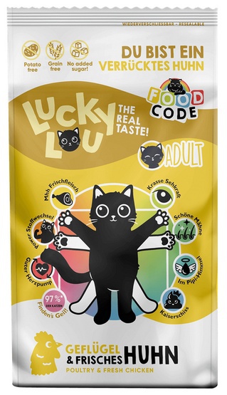 Lucky Lou Food Code Lifestage kurczak z tapioką adult 340 g