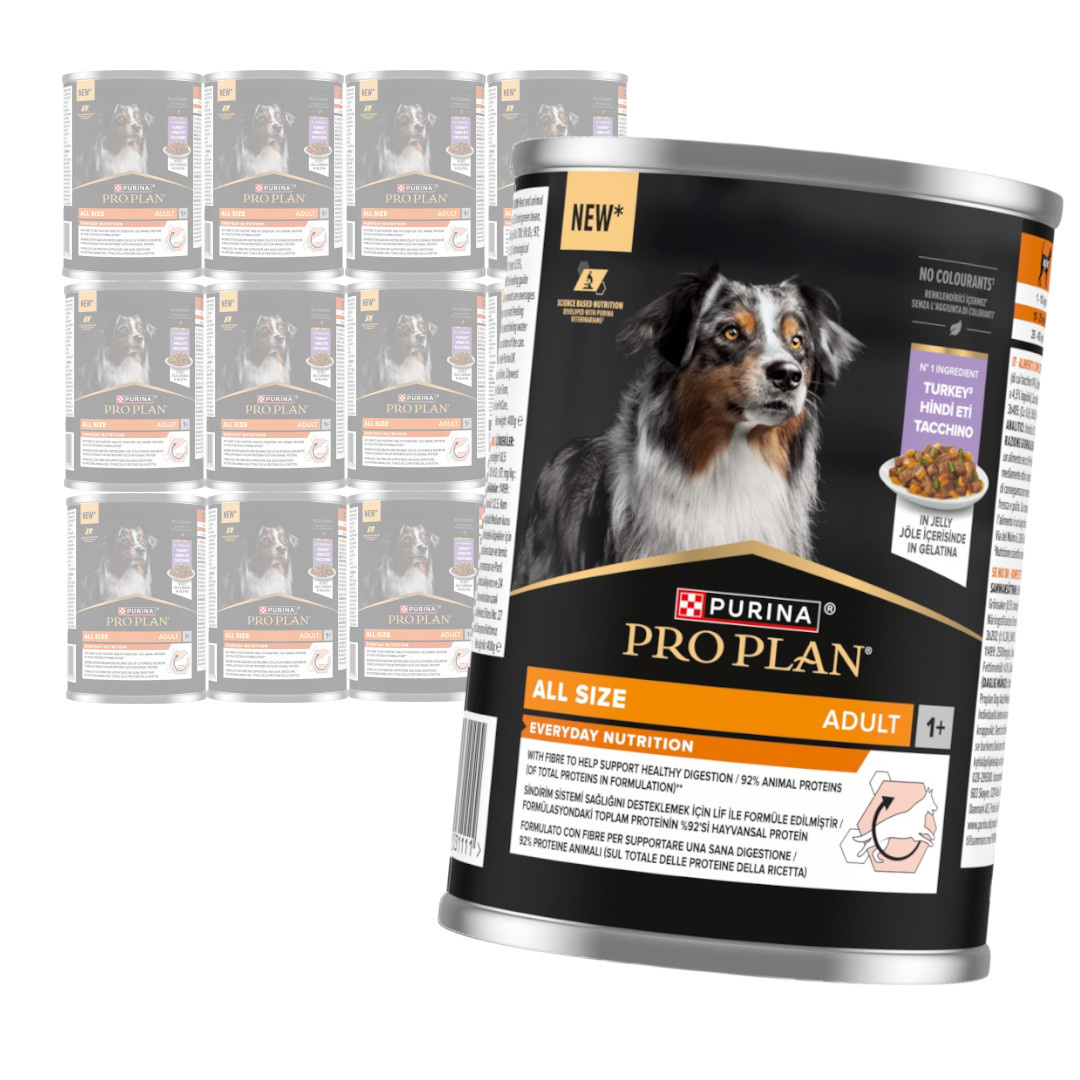 Purina Pro Plan indyk adult 400 g × 12