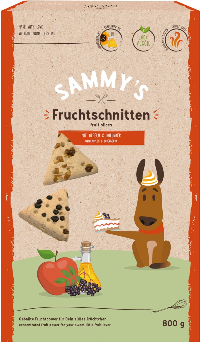 Bosch Fruit Slices czarny bez, jabłko 800 g