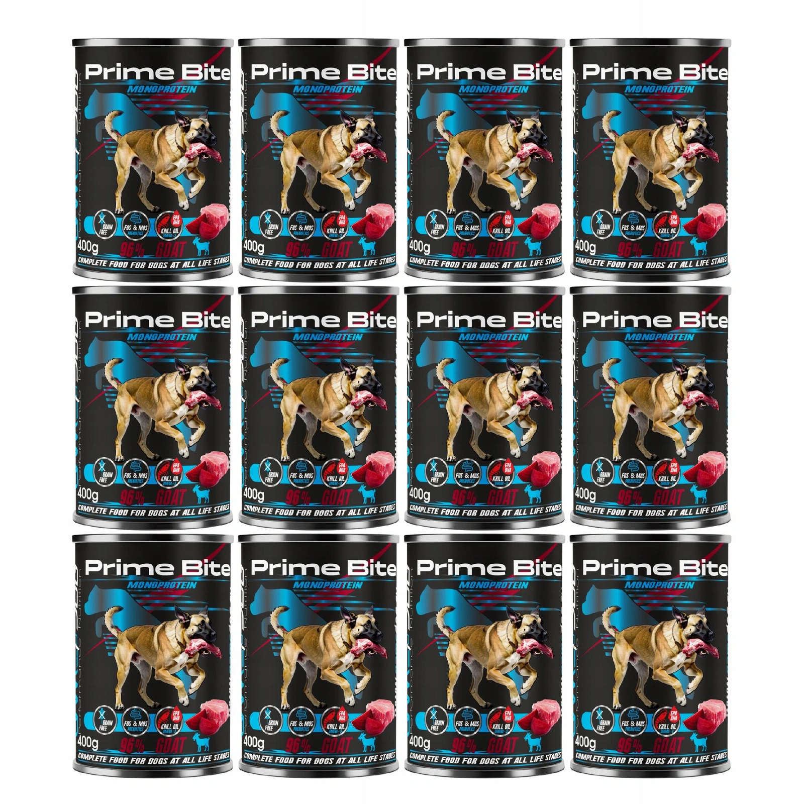 Game Dog Prime Bite kozina 400 g × 12