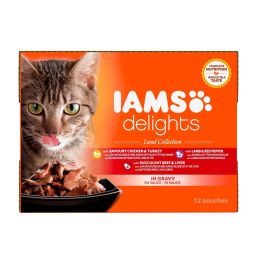IAMS Delights mix smaków w sosie adult 85 g × 12