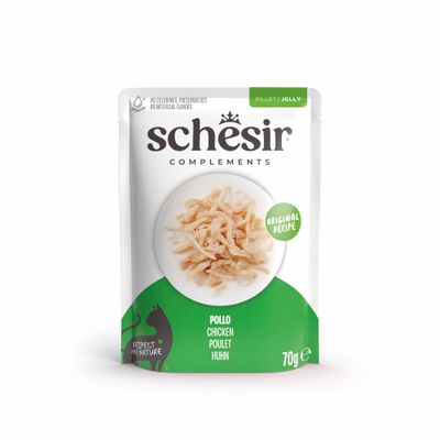 Schesir Complements kurczak, szynka w galaretce adult 70 g × 6