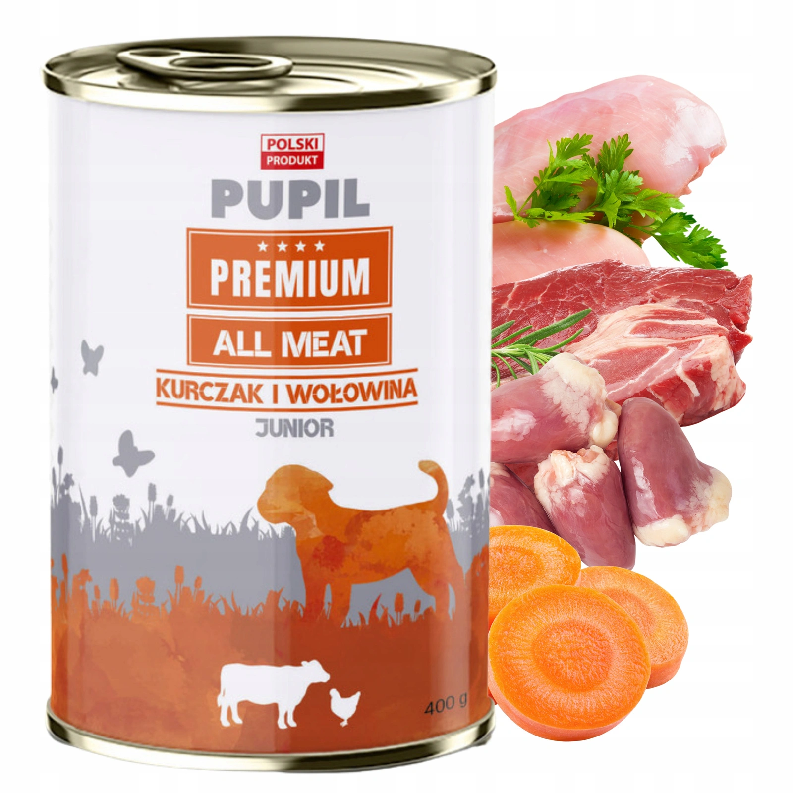 Pupil Premium kurczak, wołowina junior 400 g