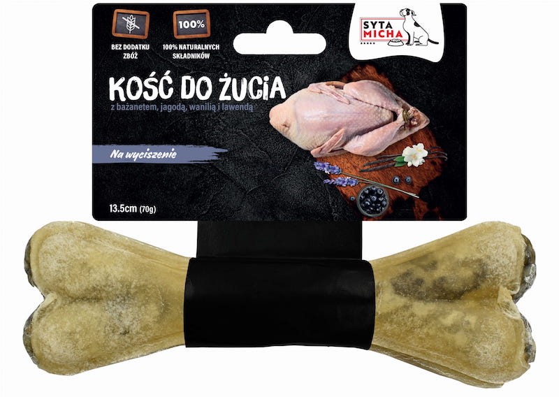Syta Micha kość do żucia na wyciszenie 13,5 cm