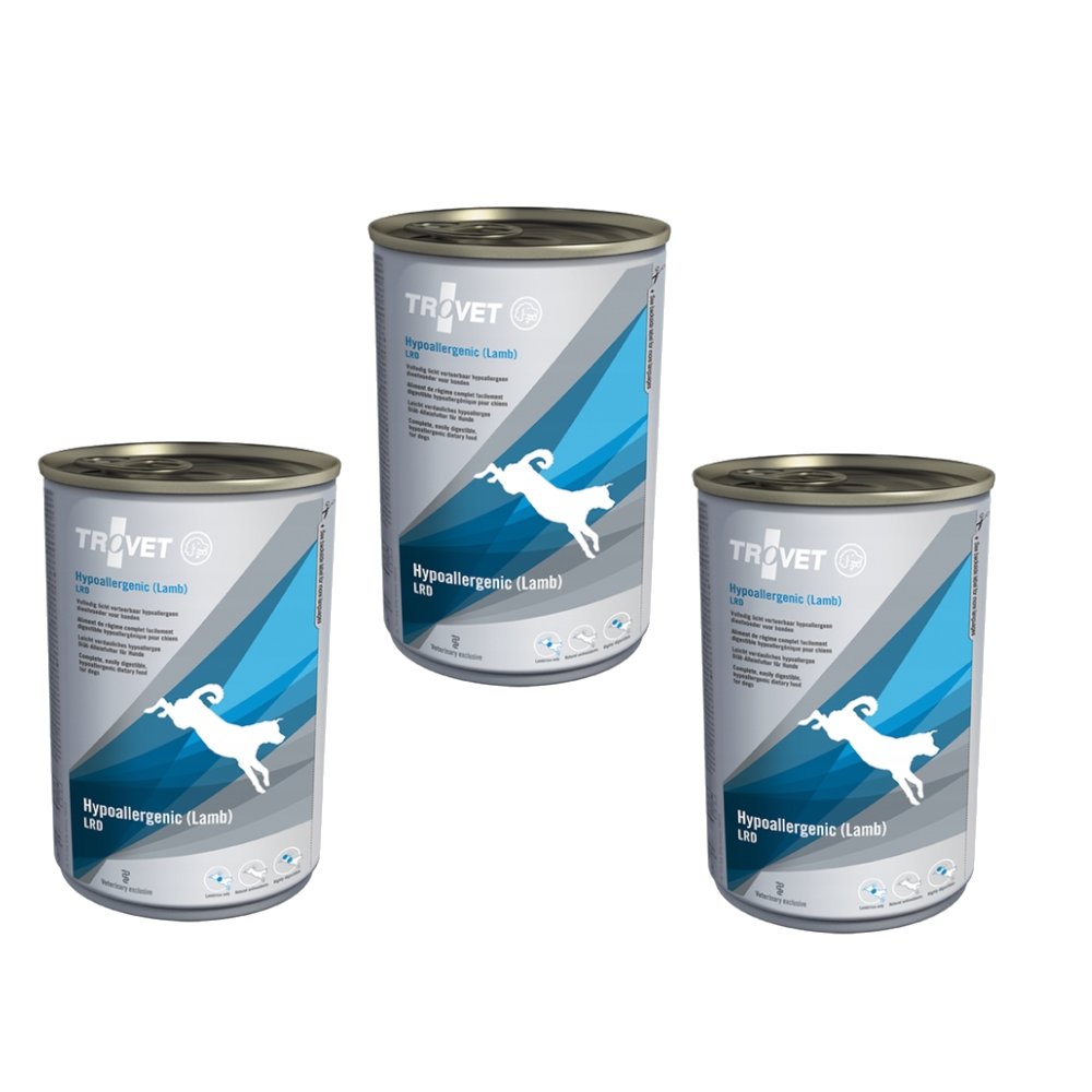 Trovet LRD Hypoallergenic jagnięcina 400 g × 3