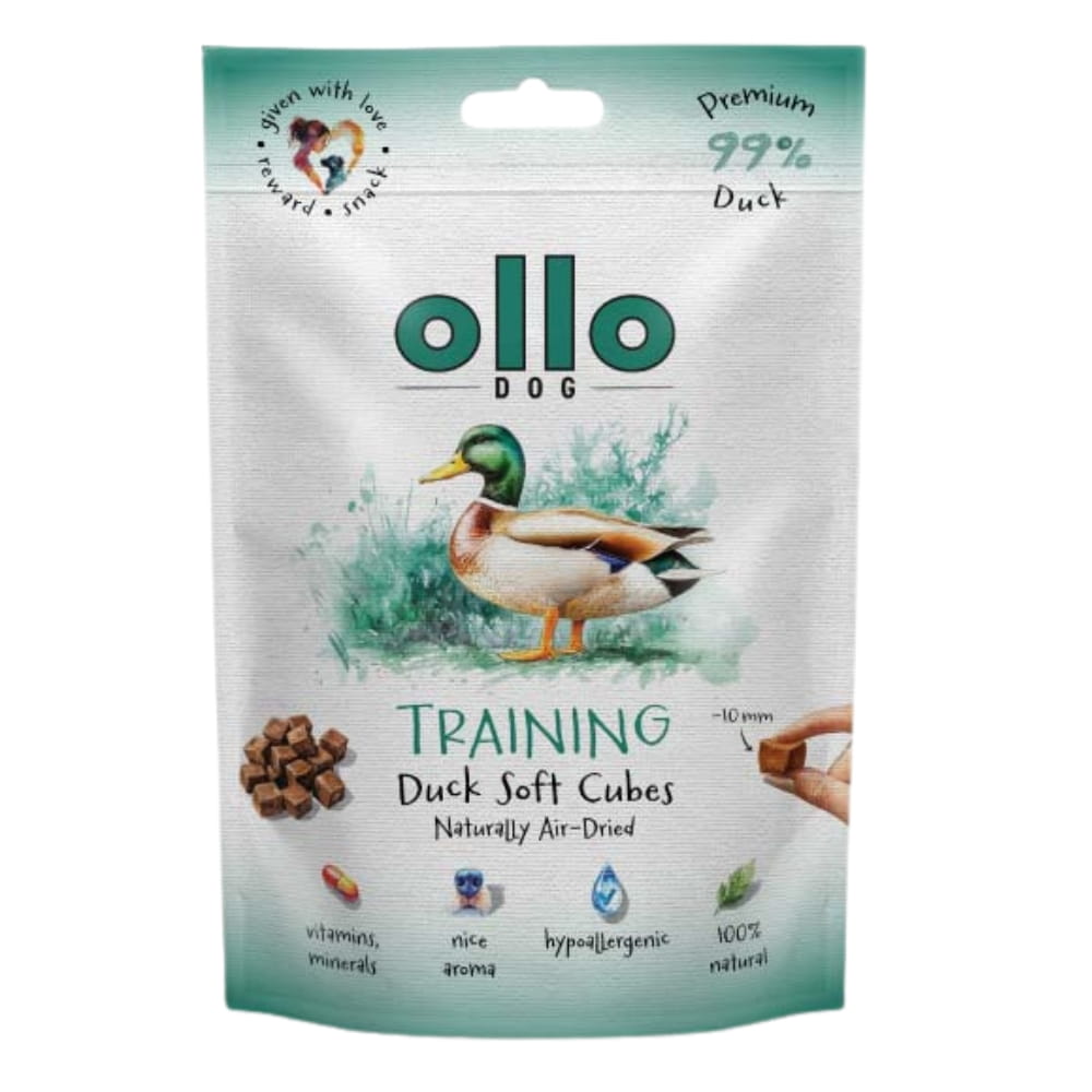 Ollo Air-Dried Training Soft Cubes kaczka 80 g