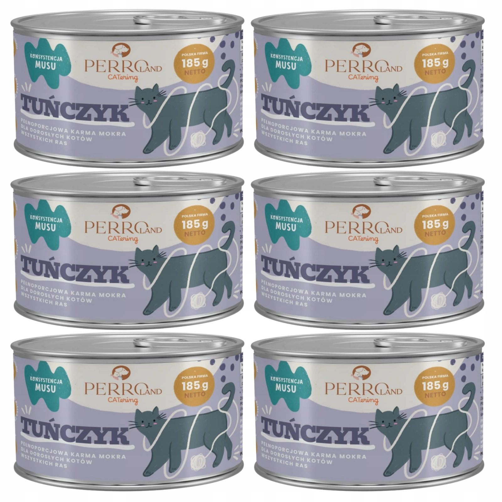 Perro PERROland CATering tuńczyk pasztet adult 185 g × 6