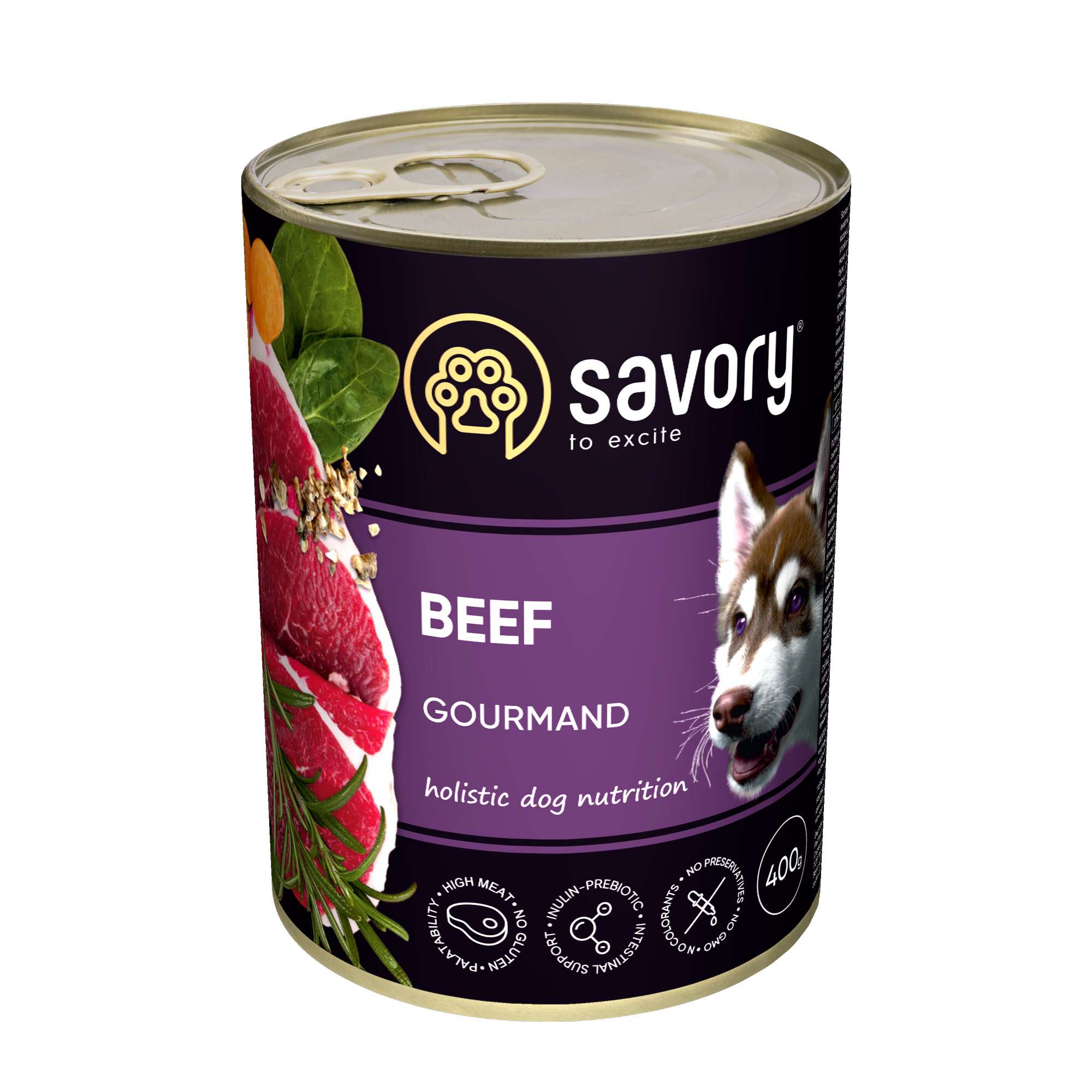 Savory wołowina adult 400 g × 6