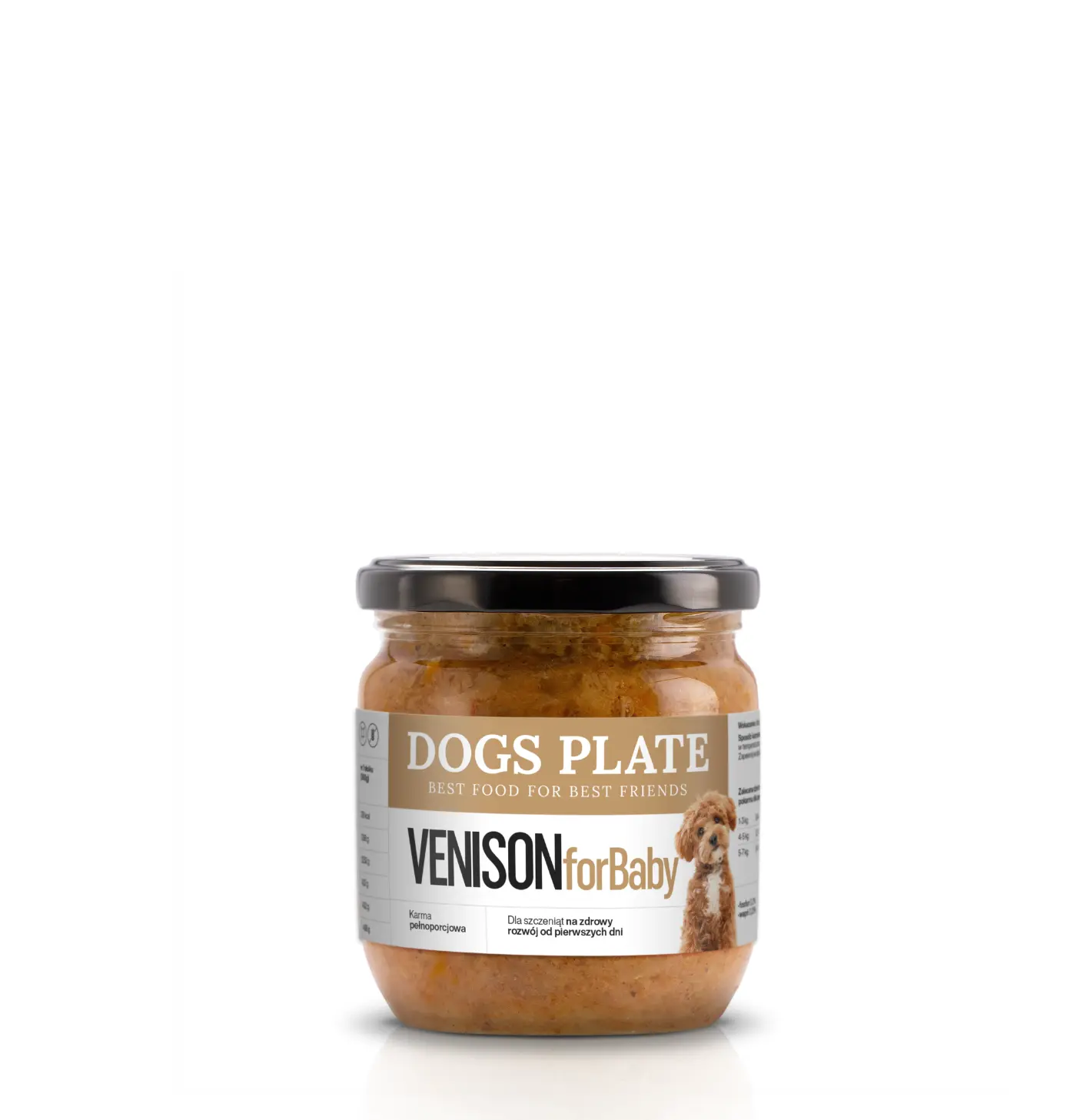 Dogs Plate For Baby dziczyzna junior 360 g