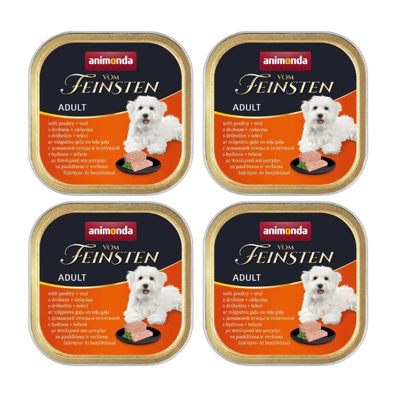 Animonda Vom Feinsten cielęcina, drób 150 g × 22