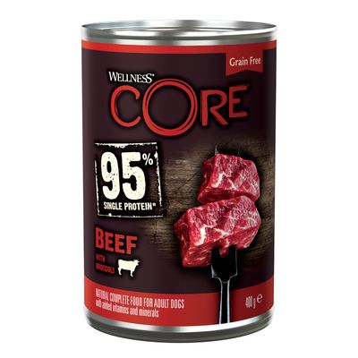 Wellness CORE 95% Single Protein wołowina adult 400 g × 6