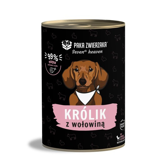 Paka Zwierzaka Seventh Heaven królik, wołowina 400 g