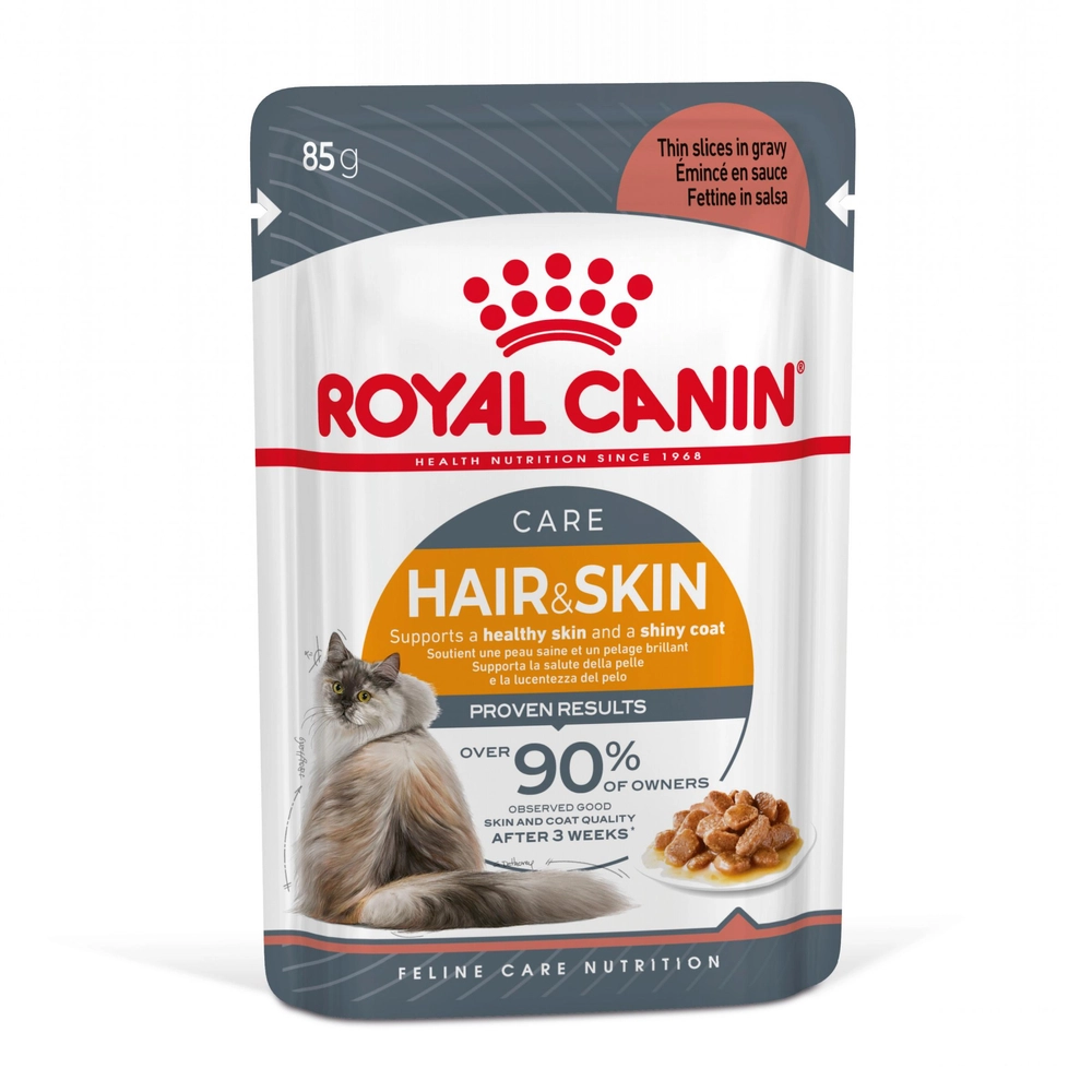 Royal Canin Hair & Skin Care w sosie adult 85 g × 12