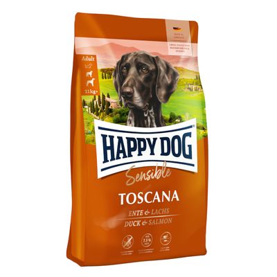 Happy Dog Sensible kaczka, łosoś adult 4 kg