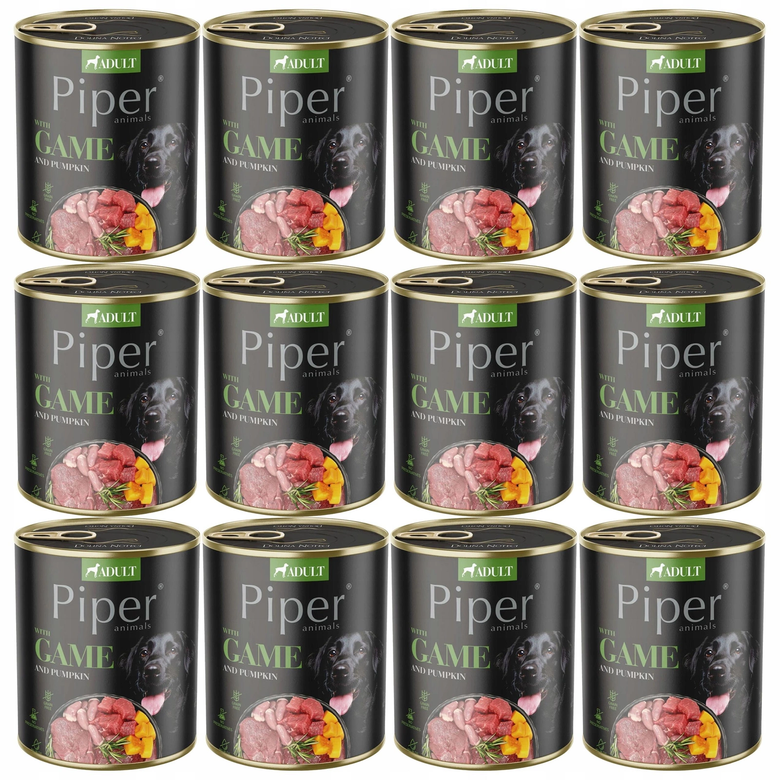 Piper dziczyzna adult 800 g × 12