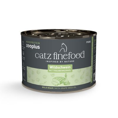 Catz Finefood Monoprotein dziczyzna w bulionie 200 g × 6
