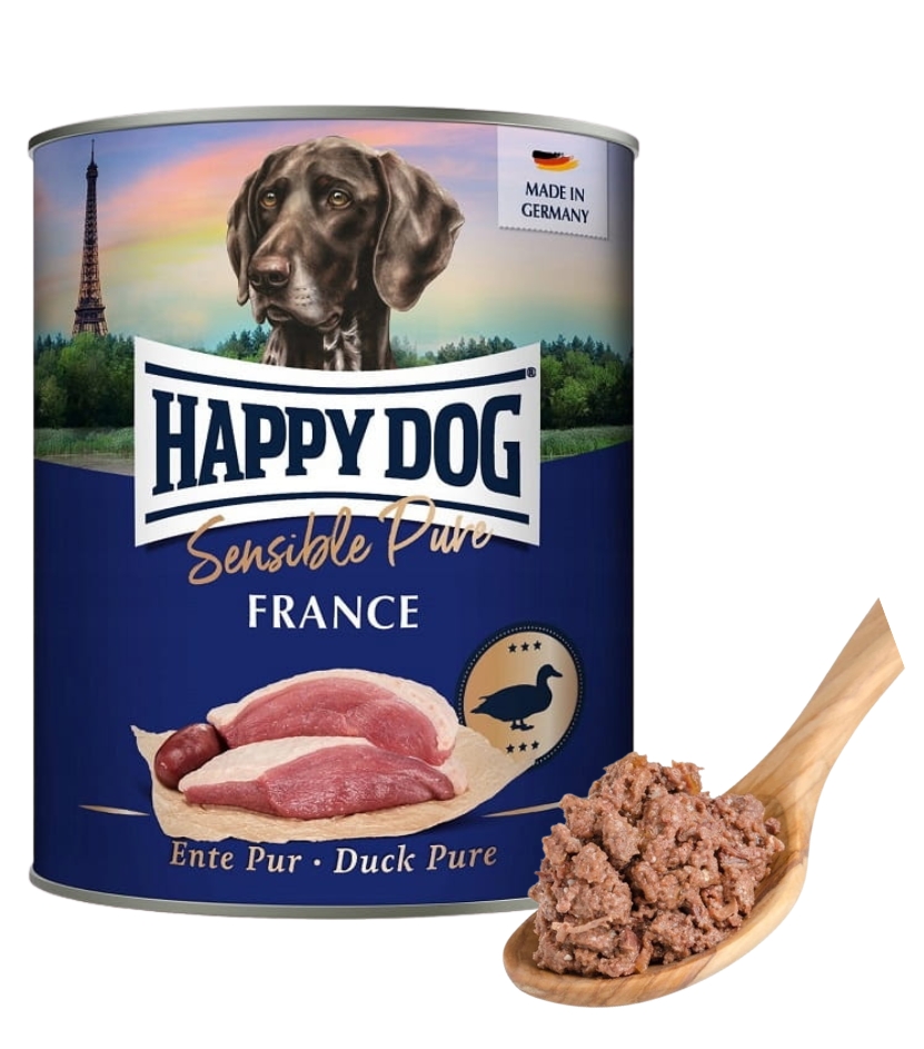 Happy Dog Sensible Pure France kaczka adult 800 g