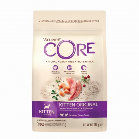 Wellness CORE indyk, kurczak kitten 300 g