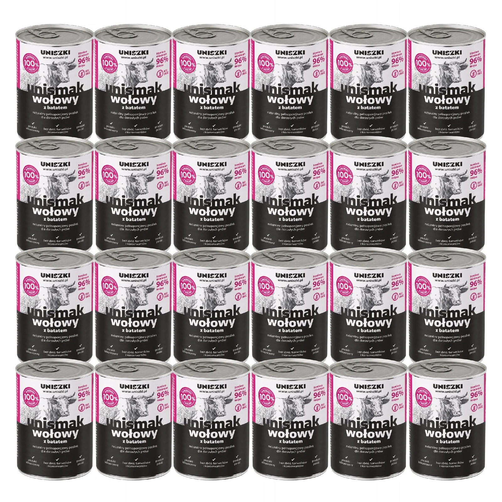 Uniszki Unismak wołowina adult 800 g × 24