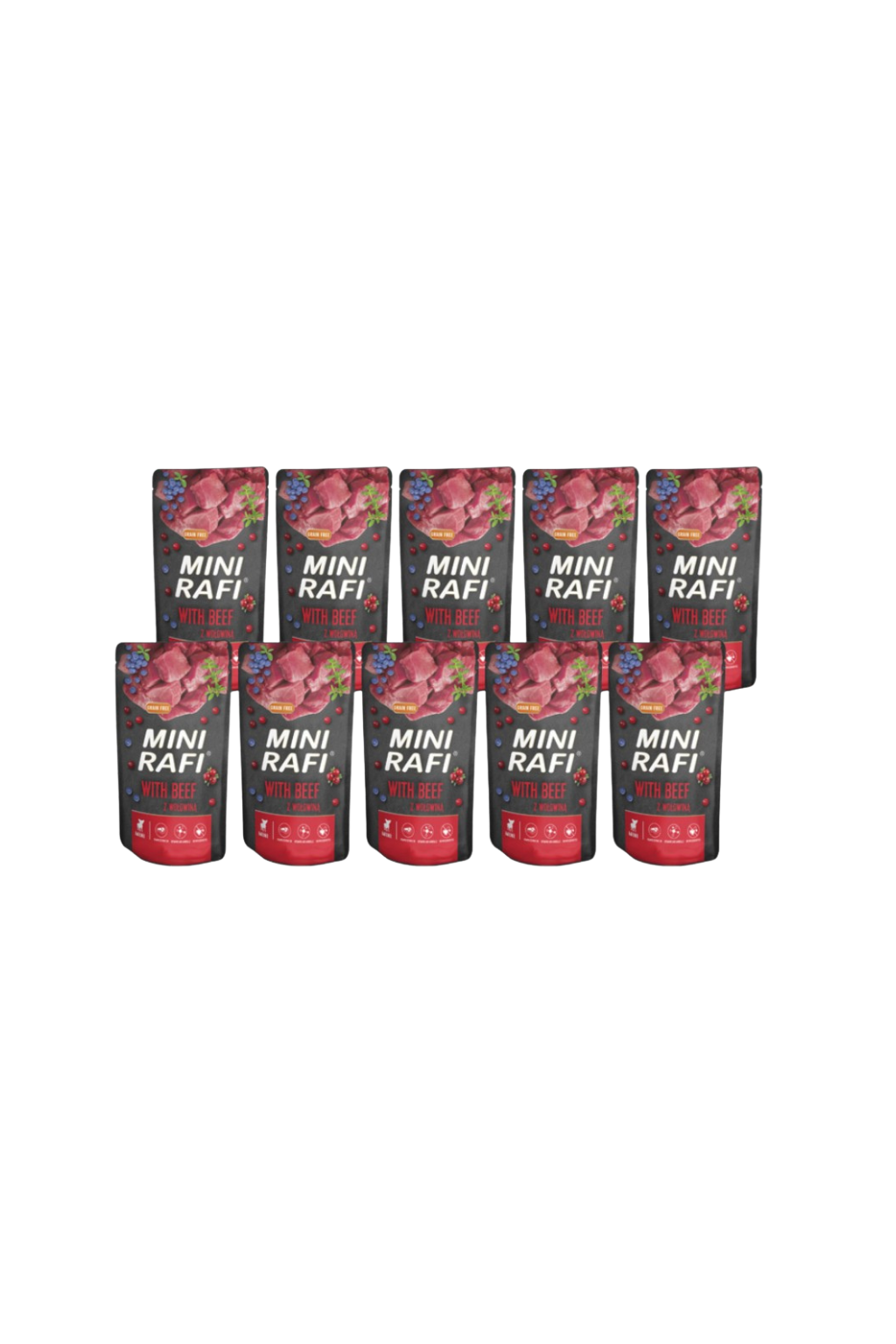 Dolina Noteci Mini Rafi wołowina adult małe rasy 150 g × 10
