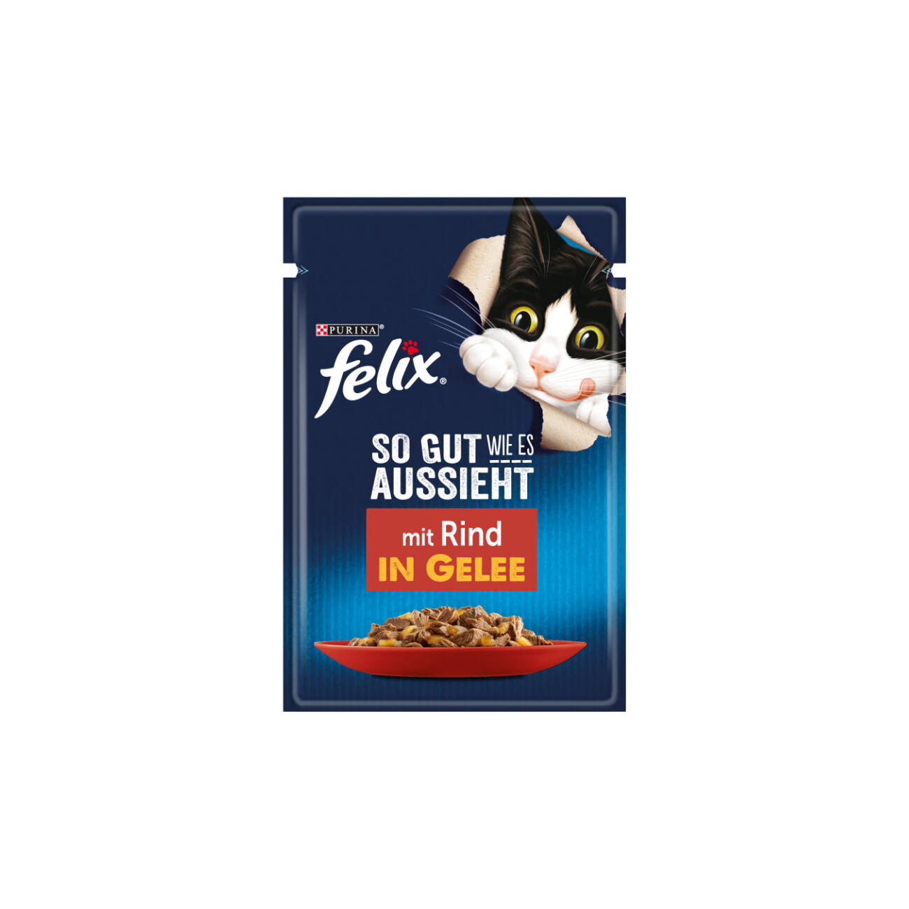 Purina Felix wołowina w galaretce 85 g × 26