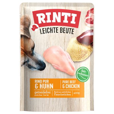 Rinti Leichte Beute kurczak, wołowina adult 400 g × 30