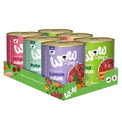 WOW Adult pakiet mieszany 5 odmian 800 g × 6