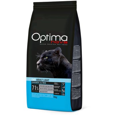 Optimanova Light kurczak z ryżem adult 6 kg × 2