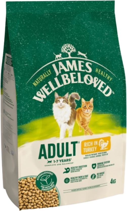 James Wellbeloved indyk adult 4 kg