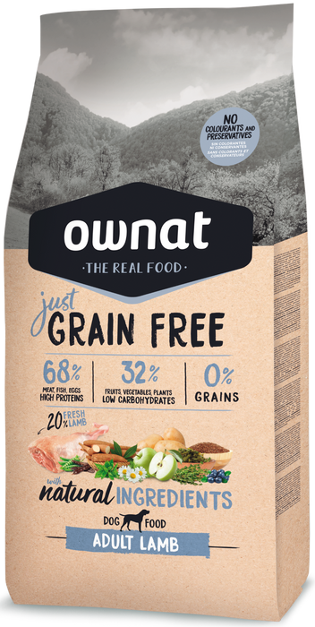 Ownat Just Dog jagnięcina, wieprzowina adult 3 kg