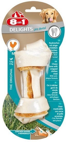 8in1 Dental Delights kurczak, wołowina 35 g
