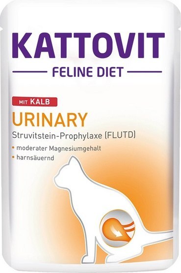 Kattovit Feline Diet Urinary cielęcina w sosie 85 g