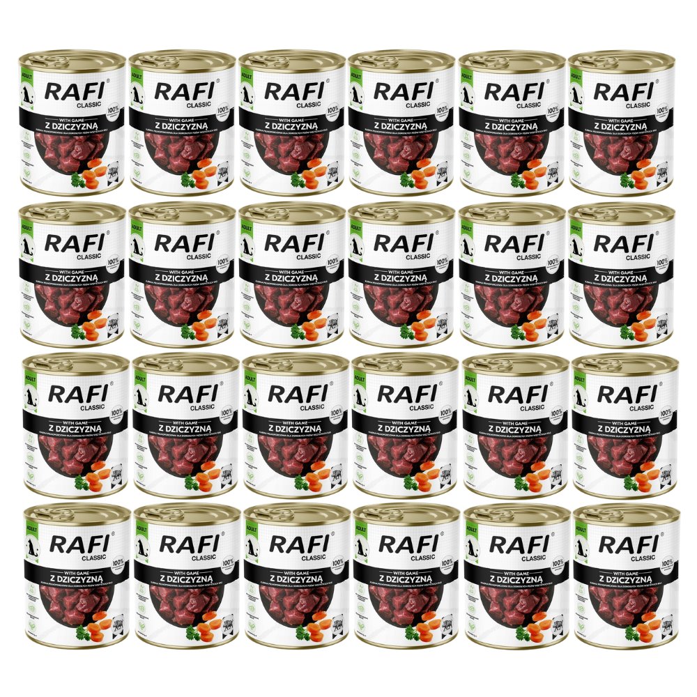 Dolina Noteci Rafi Classic dziczyzna adult 800 g × 24