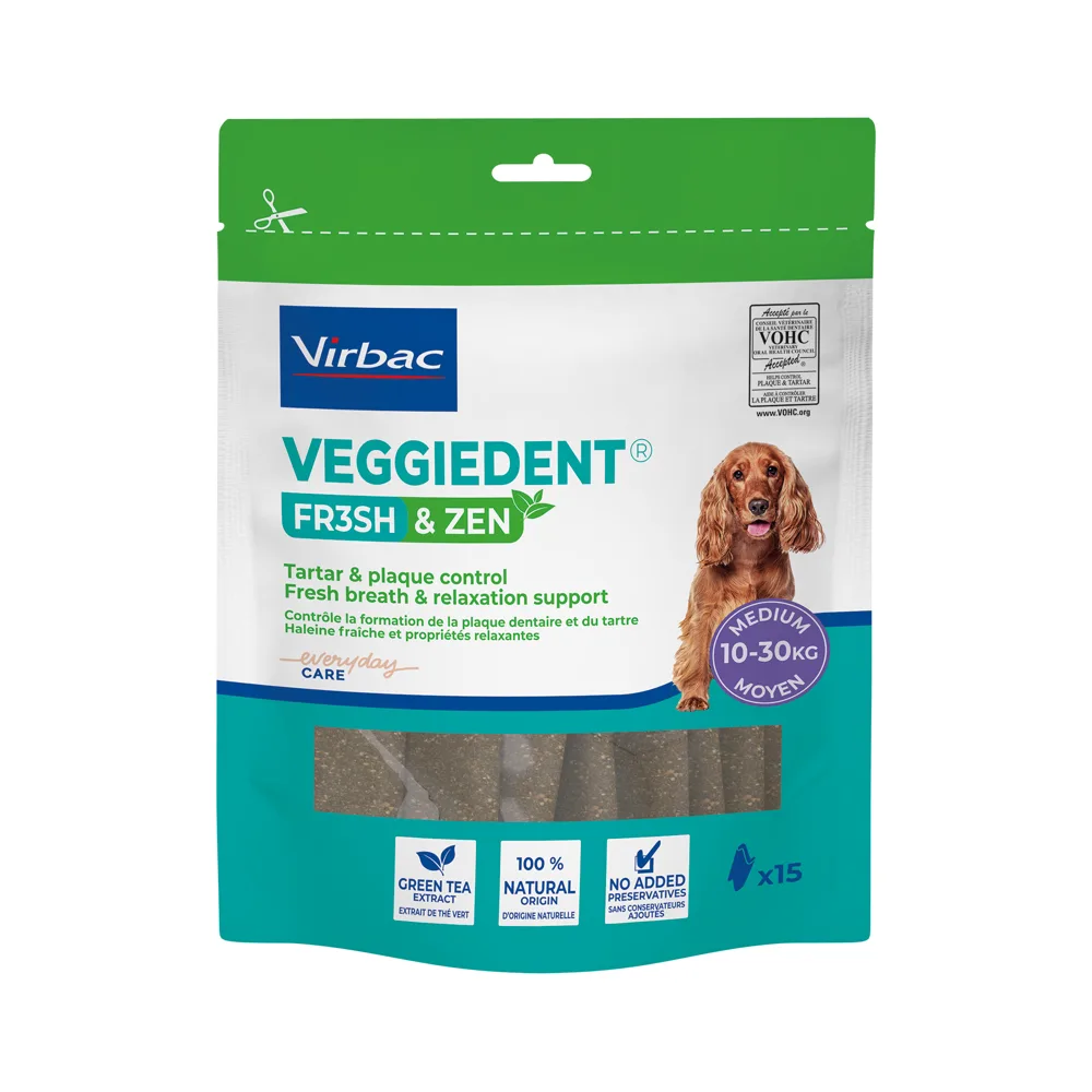 Virbac VeggieDent Zen średnie rasy 350 g