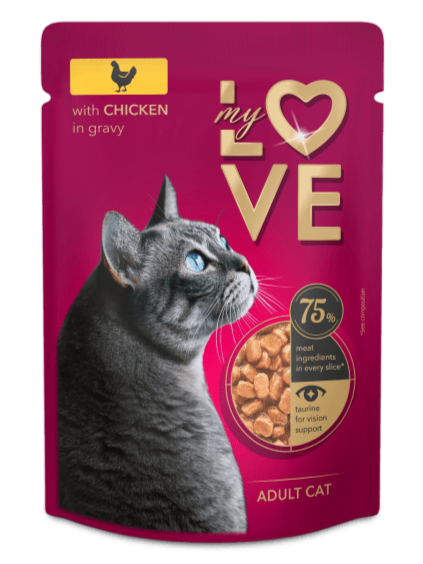 My Love kurczak w sosie adult 85 g × 6