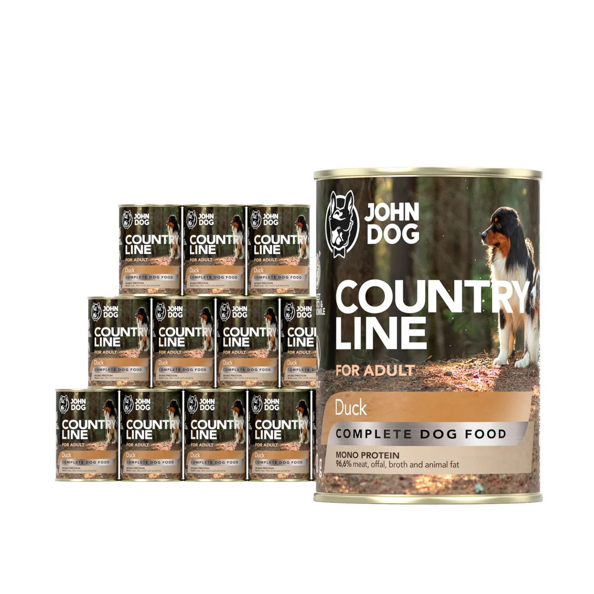 John Dog kaczka z batatem adult 400 g