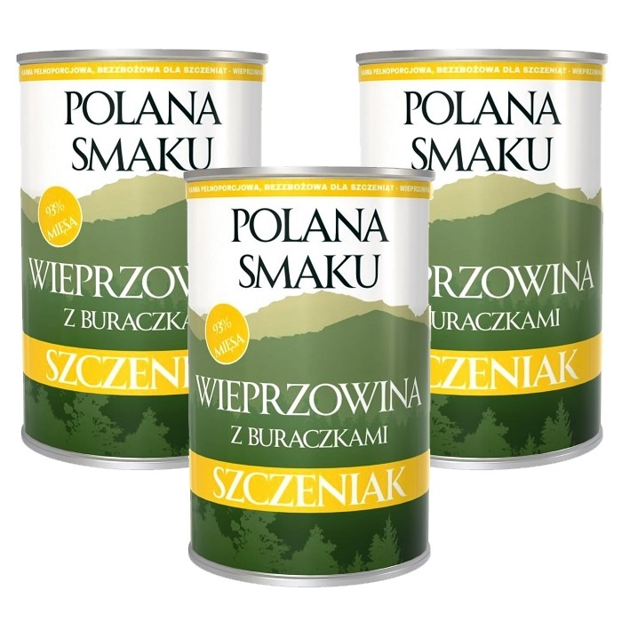 Polana Smaku wieprzowina junior 400 g × 3