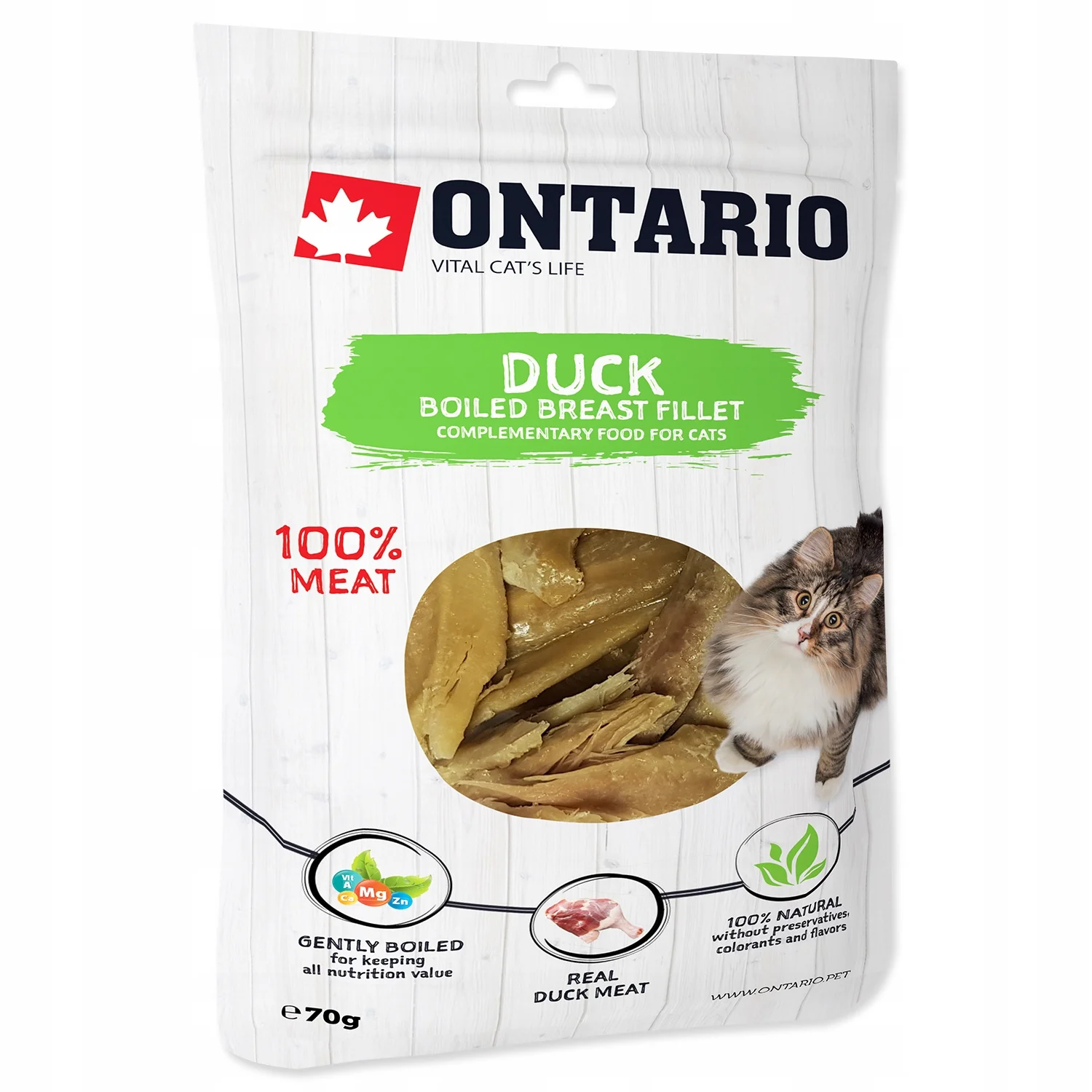 Ontario kaczka kawałki adult 70 g
