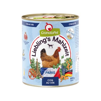 GranataPet Liebling's Mahlzeit City Tour kurczak adult 800 g × 6