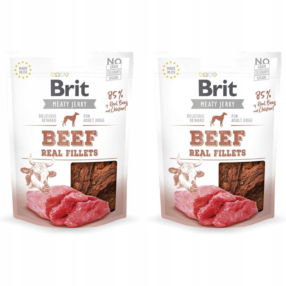 Brit Jerky Snack wołowina 200 g × 2