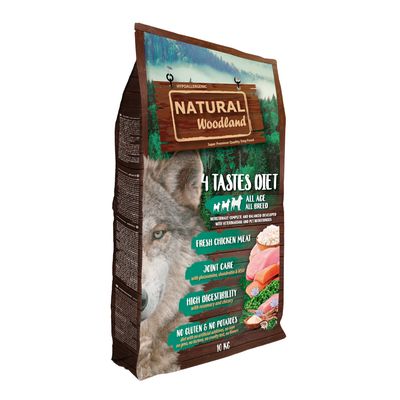 Natural Woodland 4 Tastes 10 kg