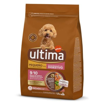 Ultima Mini Digestive Well-Being łosoś adult małe rasy 1.5 kg × 2