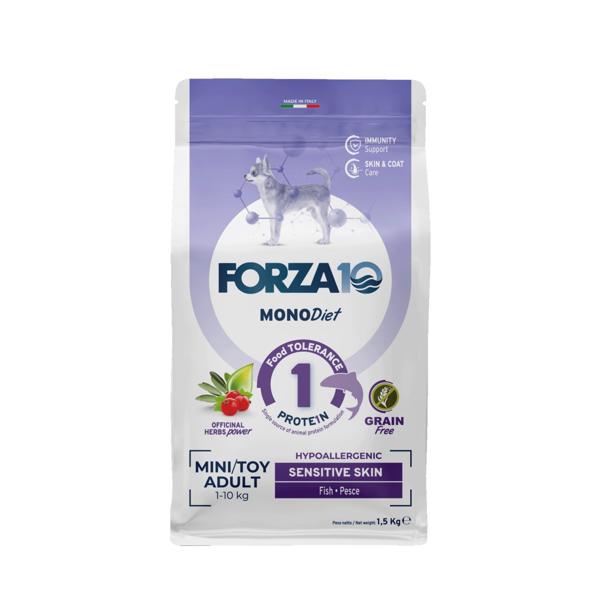 Forza10 MONODiet ryba adult małe rasy 1,5 kg