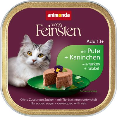 Animonda Vom Feinsten Sensitive indyk, królik pasztet adult 100 g × 32