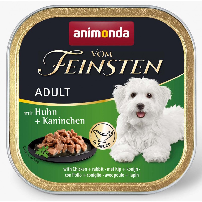 Animonda Vom Feinsten królik, kurczak adult średnie rasy 150 g
