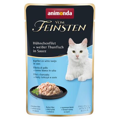 Animonda Vom Feinsten Light kurczak, tuńczyk w sosie adult 50 g × 18
