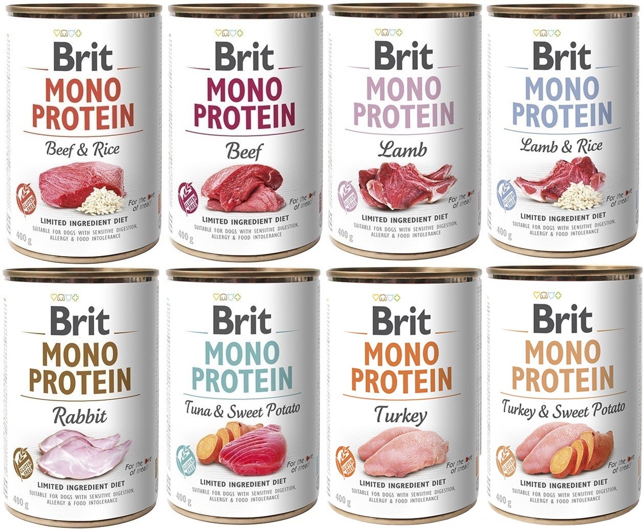 Brit Mono Protein 400 g × 12
