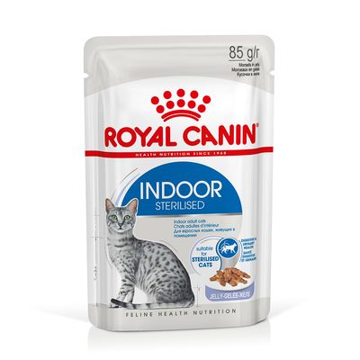 Royal Canin Indoor Sterilised drób w galaretce adult 85 g × 12